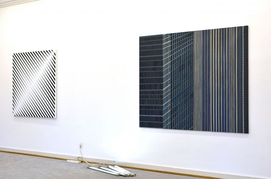 Christian Eder: Greetings from Manhattan, Painting-exhibition view