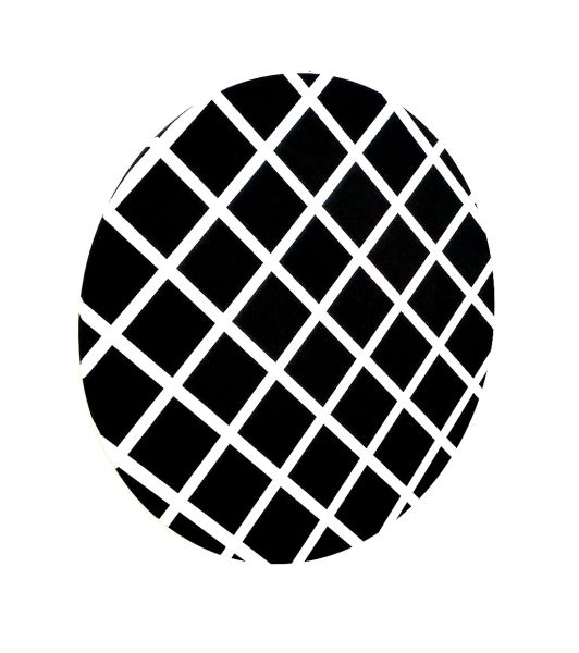 Eder-christian Eder-artwork- black and white squares on circle-eder-paintings