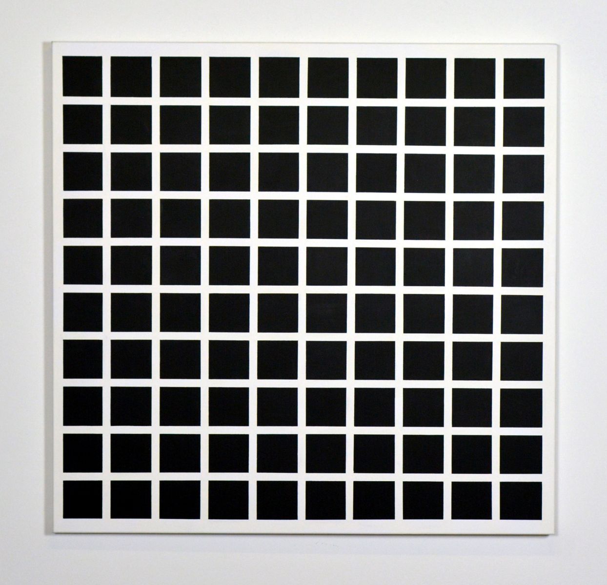 christian-eder-paintings-Black Squares on White-Studio / Atelier Illmitz